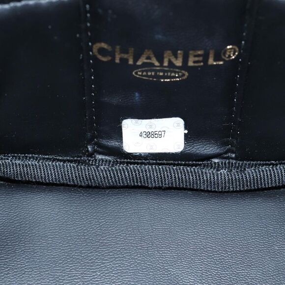 Chanel Vanity Black Patent Leather Clutch Bag (Pre-Owned) - Picture 12 of 16